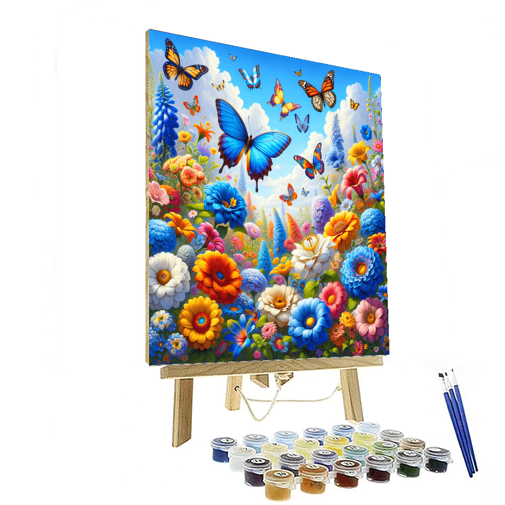 Delicate Butterfly Garden - DIY Painting By Numbers Kit – Artistry Rack