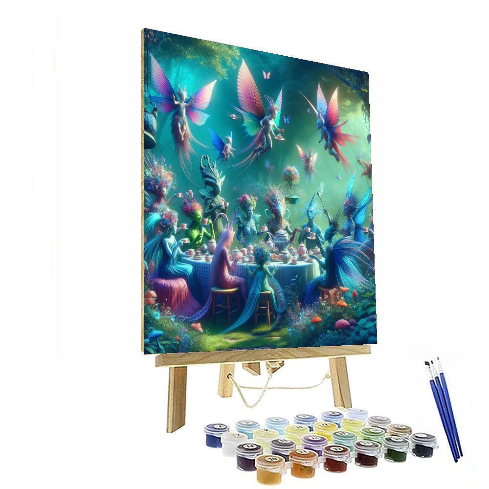 Alice's Wonderland Whimsy DIY Paint By Numbers