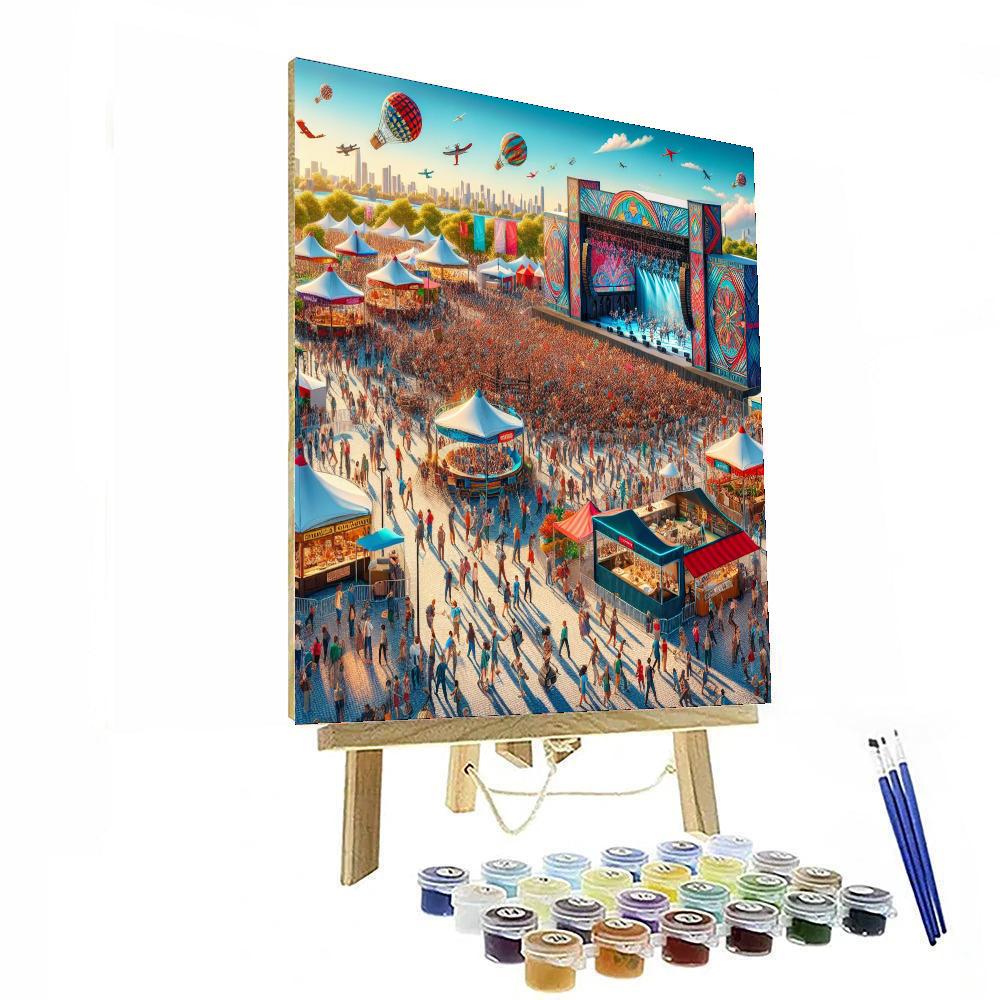 Fête De L'humanité - France DIY Paint By Numbers