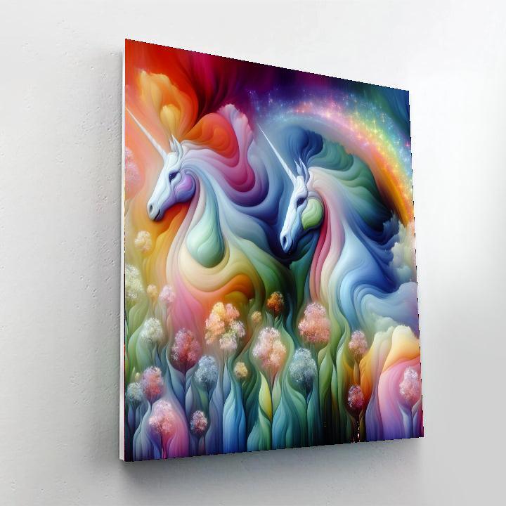 Mystical Unicorn Odyssey Paint By Numbers Art