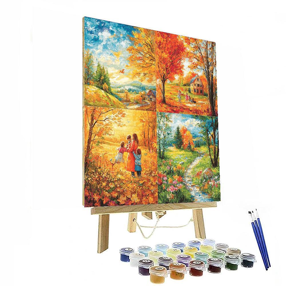 Through Every Season Number Painting