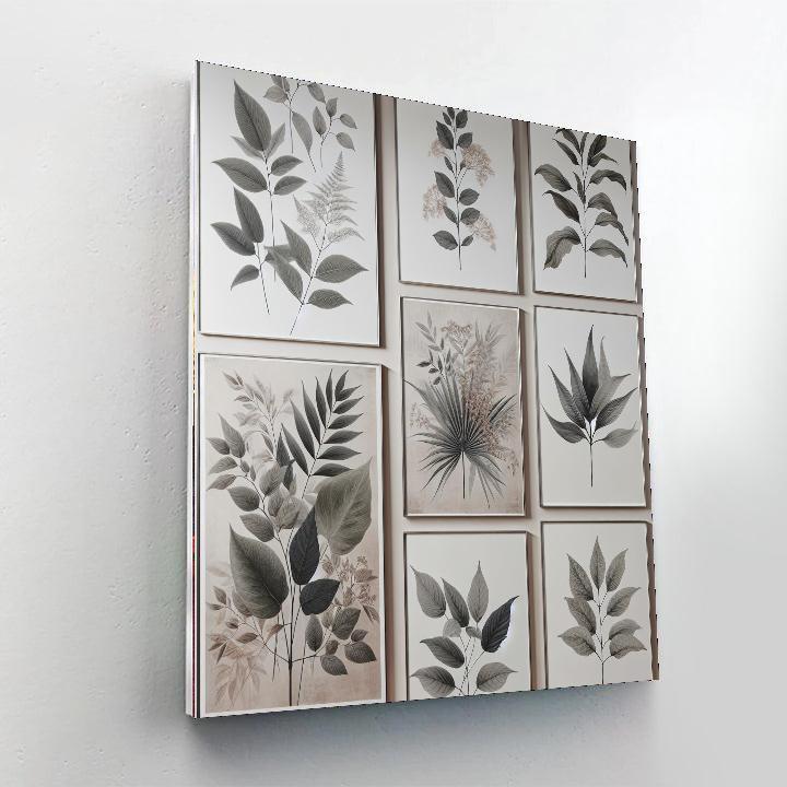 Chic Botanical Prints Paint By Number