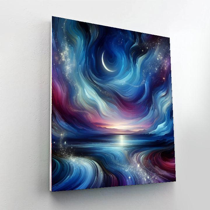Dreamy Night Sky Revelry DIY Paint By Numbers