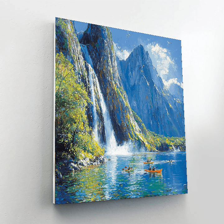Fiordland National Park DIY Paint By Numbers