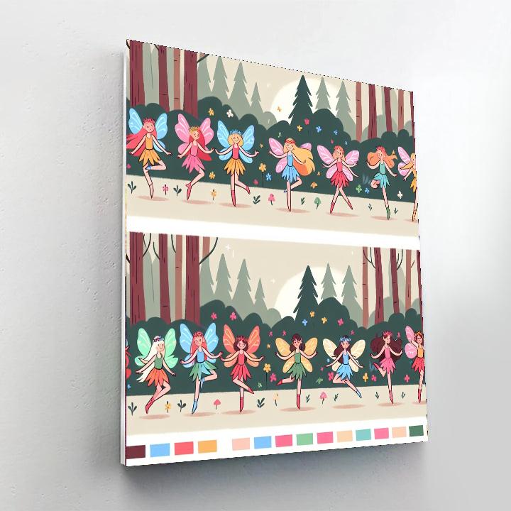 Festive Fairy Frolic Painting By Numbers Kit