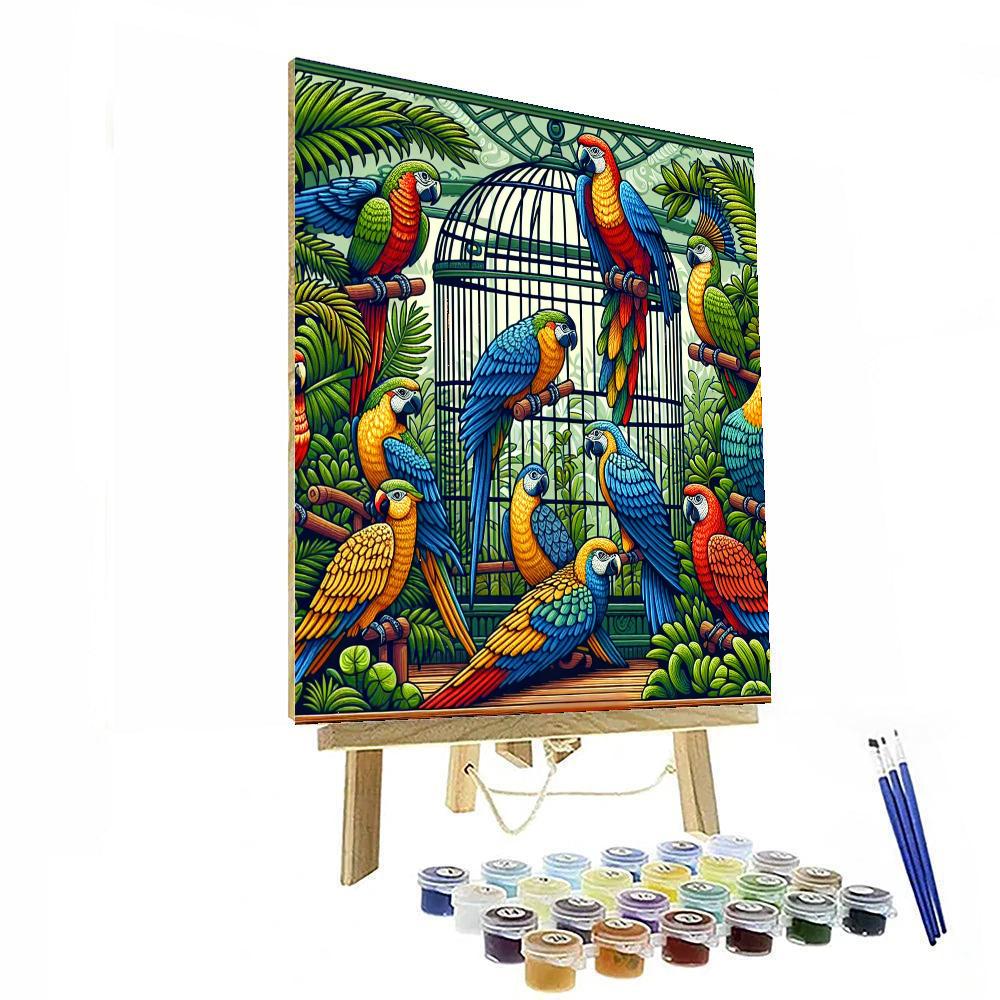 Artful Aviary Painting Number Kit