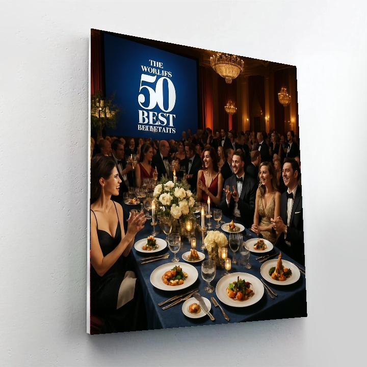 World's 50 Best Restaurants Awards Paint By Color