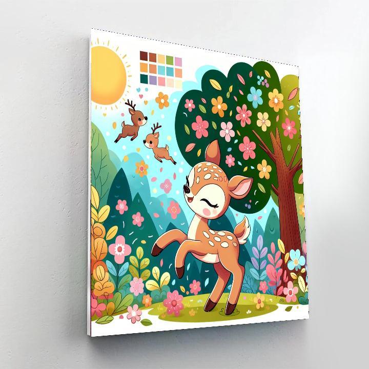 Fantasy Fawn Painting Number Kit