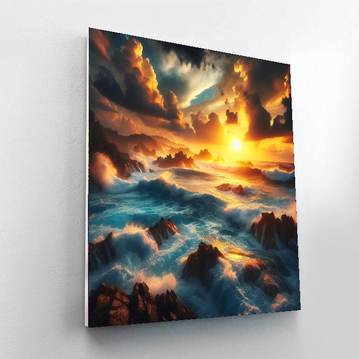 Tidal Symphony Numbered Painting Kits