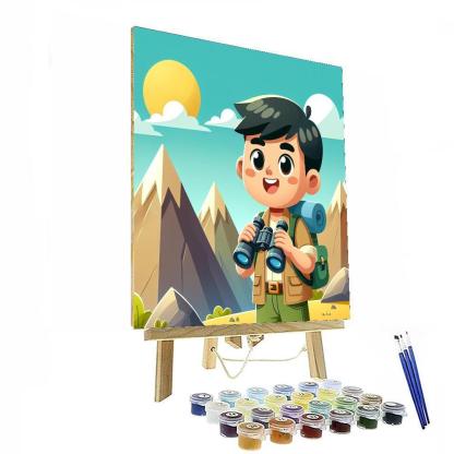 Adventurous Little Explorer Paint By Number