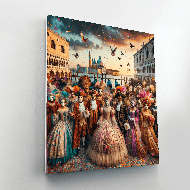 The Carnival Of Venice - Italy Paint By Number