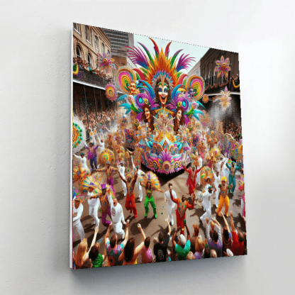 Mardi Gras In New Orleans Paint By Color