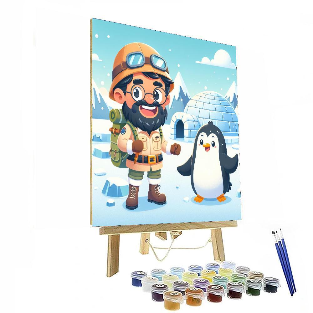 Adventure At The North Pole Paint By Numbers Kits