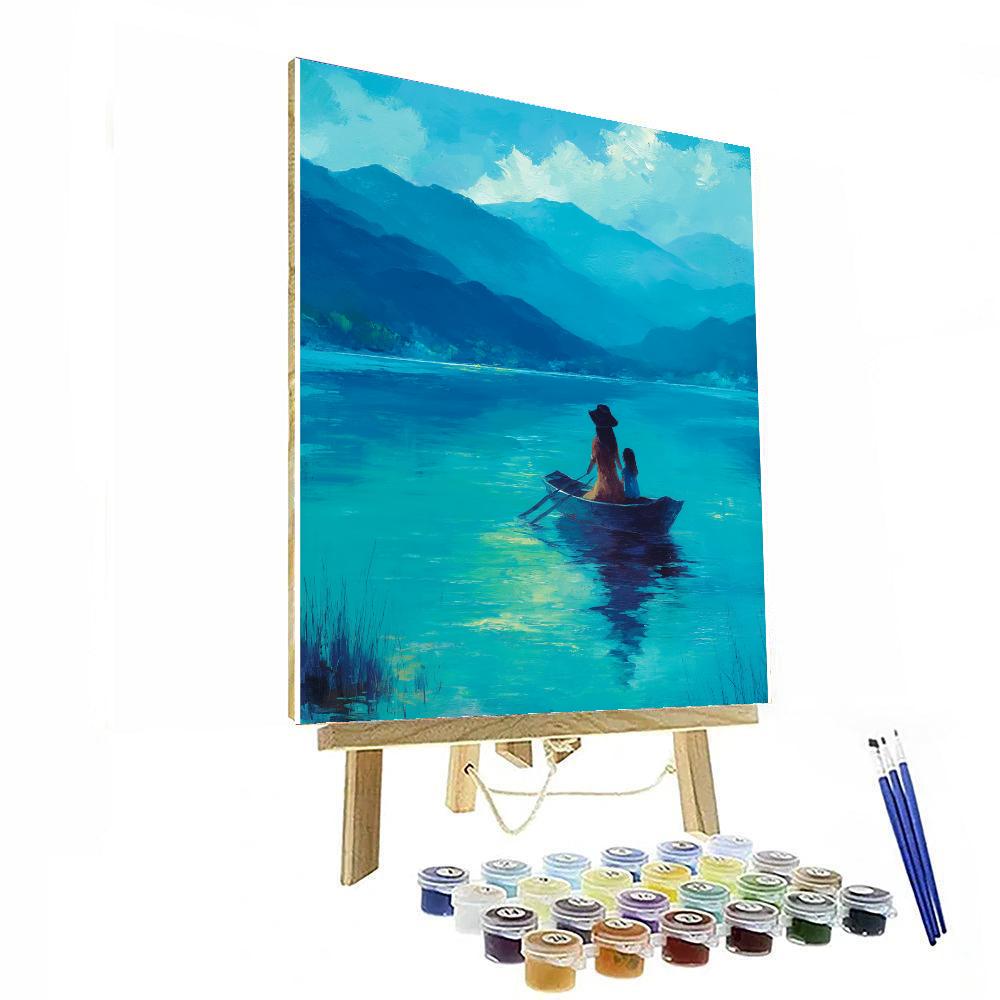 Joyful Journeys On Gentle Waters Painting Number Kit