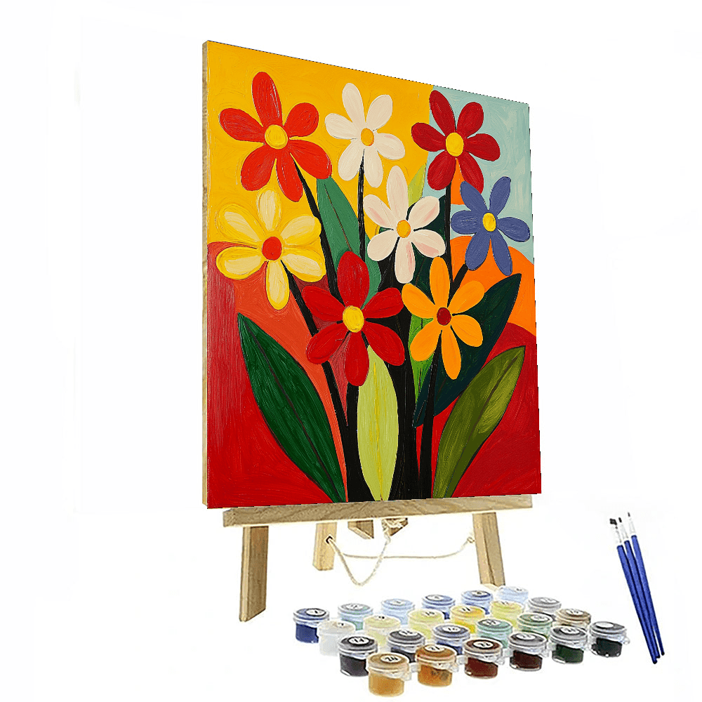 Henri Matisse Inspired Blossom Magic  Paint By Color