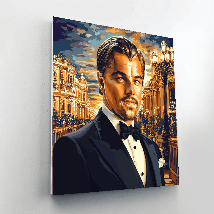 Leonardo Dicaprio: Charting Oceans Of Stardom Painting By Numbers Kit