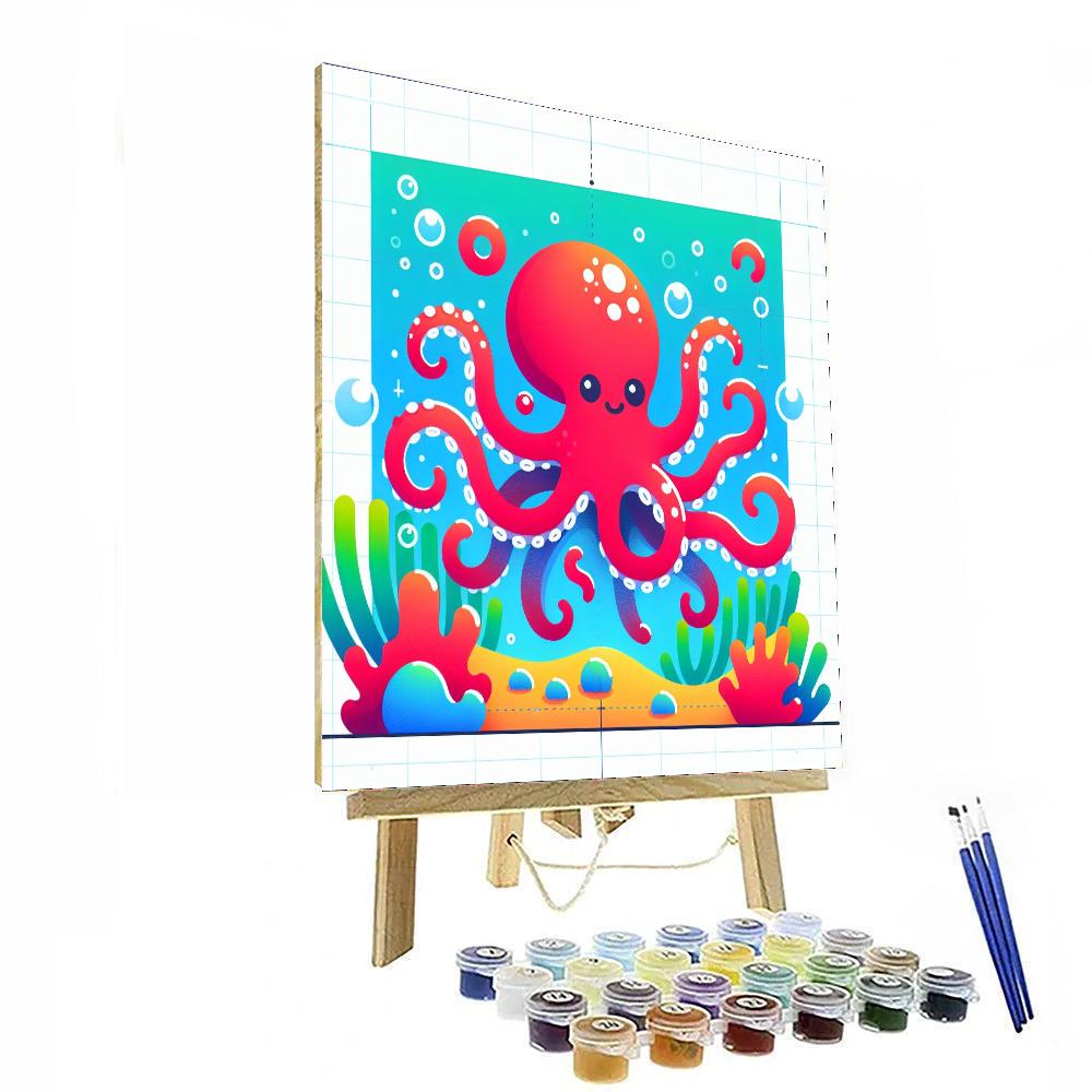 Outrageous Octopus Oasis Painting By Numbers Kit