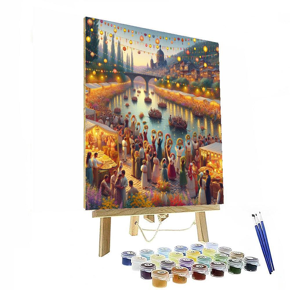 Krakow Wianki Festival Paint By Numbers Art