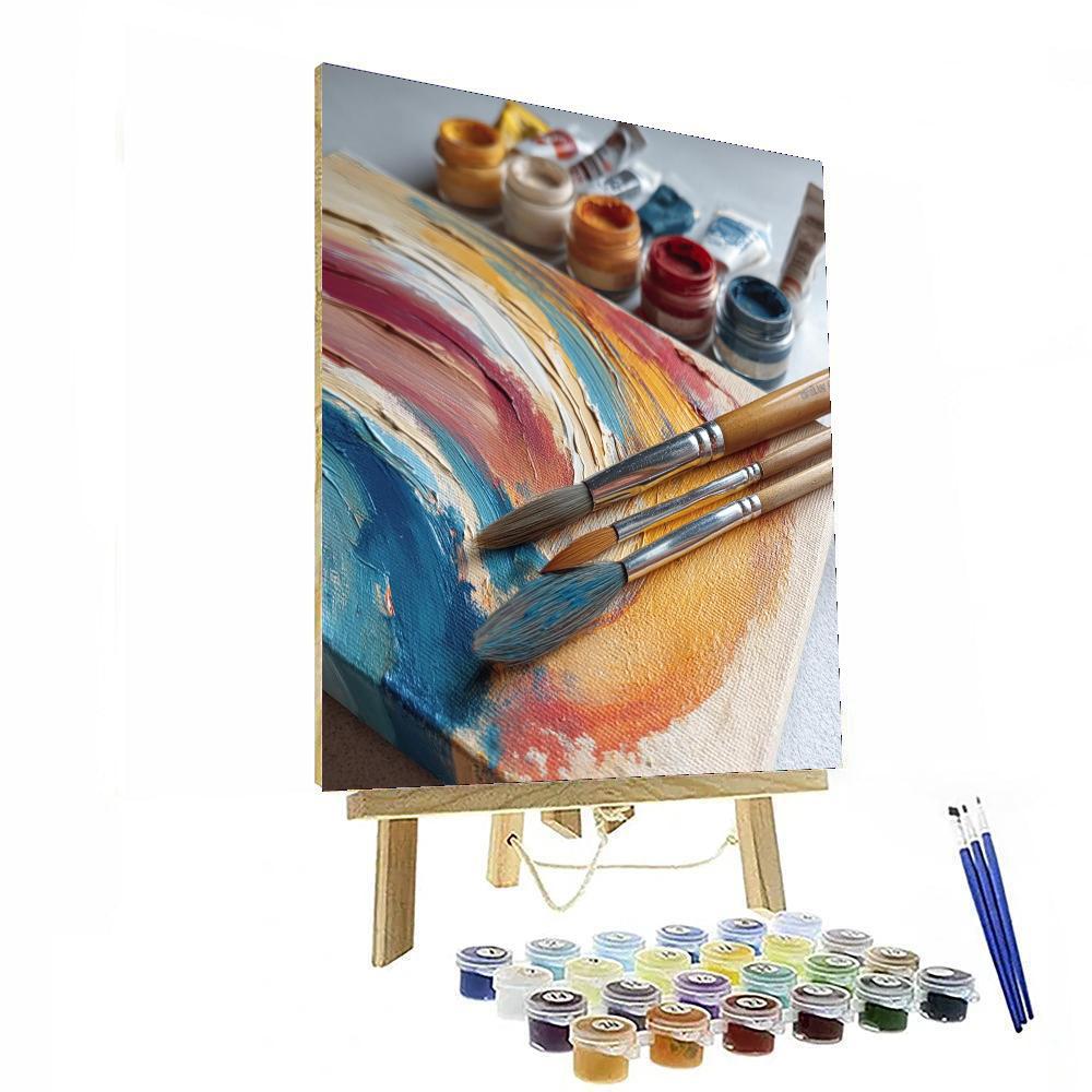 Mom's Love On The Canvas Number Painting