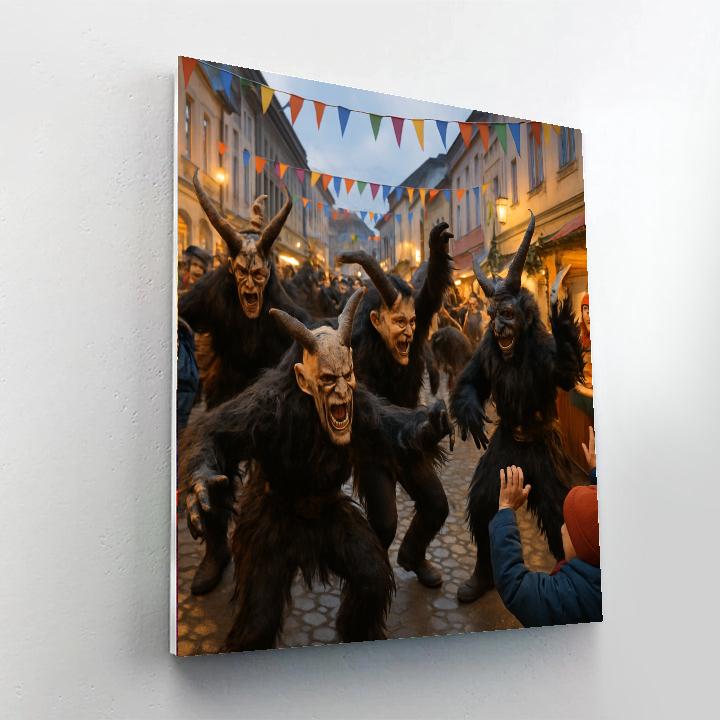 Krampus Run - Austria Paint By Numbers