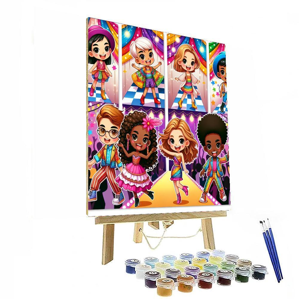 Fabulous Fashion Frenzy Paint By Numbers Kits