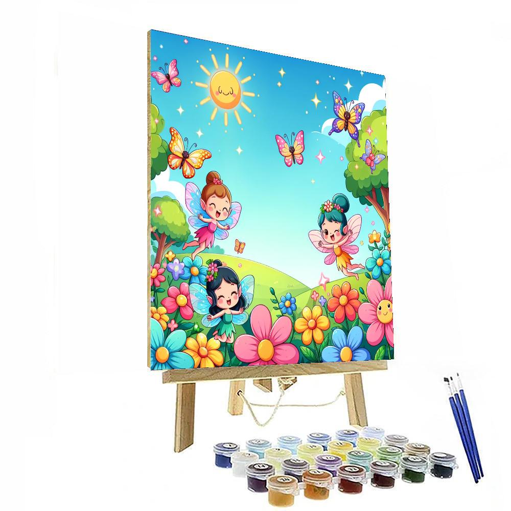 Frolicking In Fairyland Paint By Number