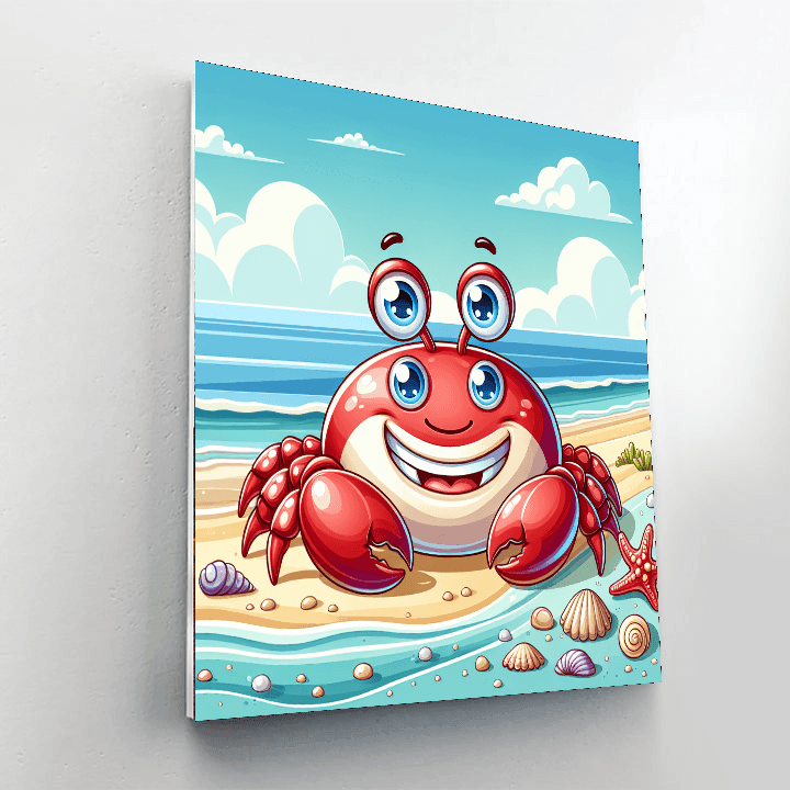 Clever Crab Painting By Numbers Kit
