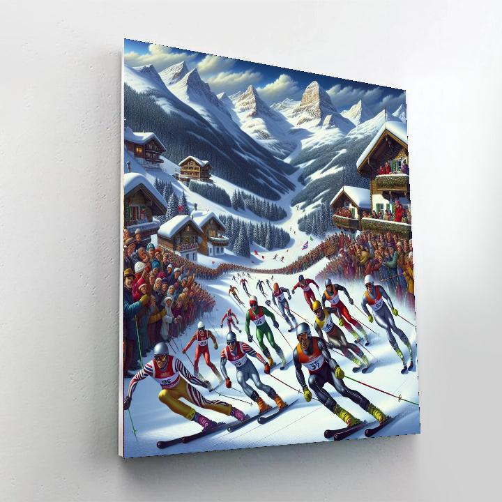 Alpine World Ski Championships - Switzerland Numbered Painting Kits