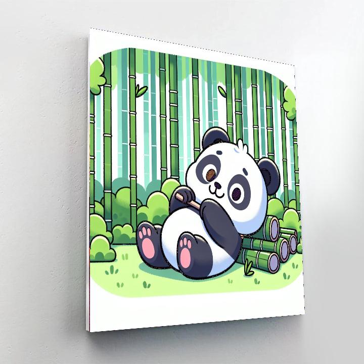 Giant Panda Playground Paint By Numbers