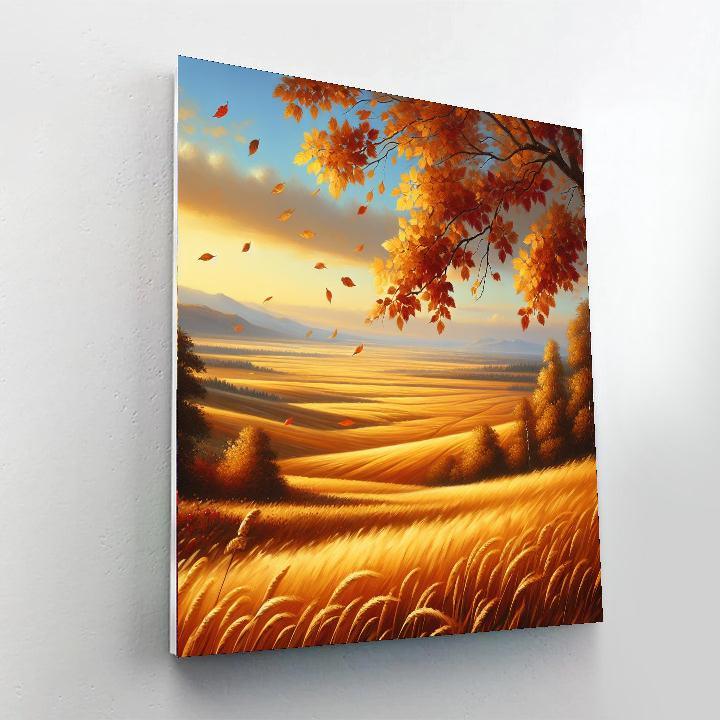 Gentle Autumn Afternoon Paint By Numbers Art