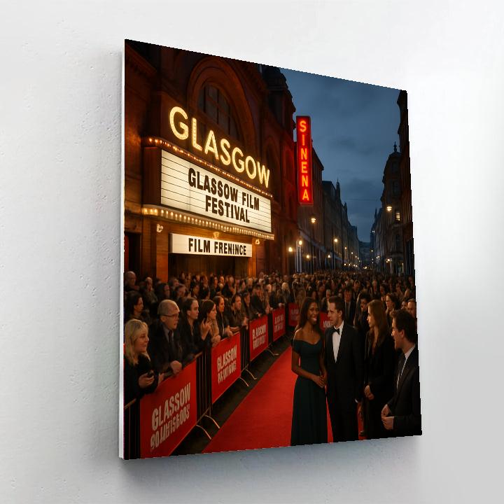 Glasgow Film Festival - Scotland DIY Paint By Numbers