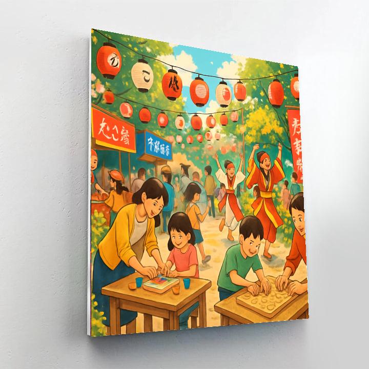 Kansai Electric Power Company Festival - Japan Paint By Numbers Kits