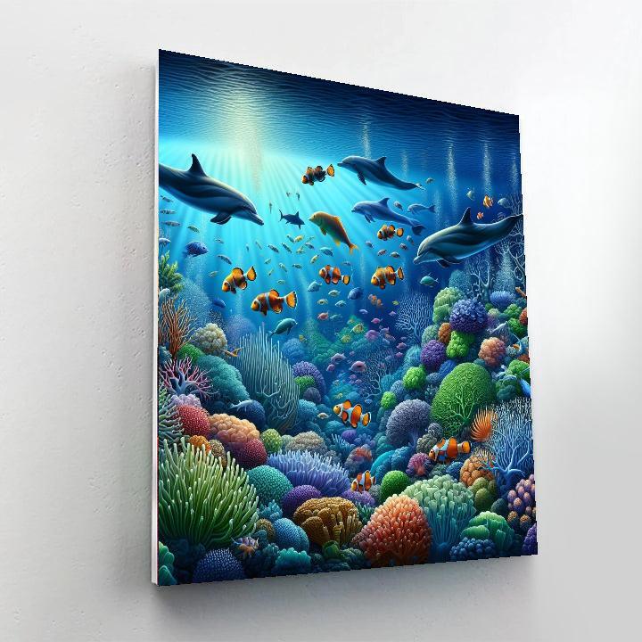 Carnival Of Colors Under The Sea Painting By Numbers Kit
