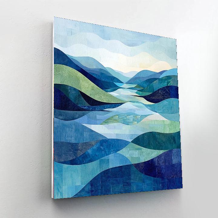 Paul Cézanne Inspired Abstract Reflection  Paint By Numbers Kits