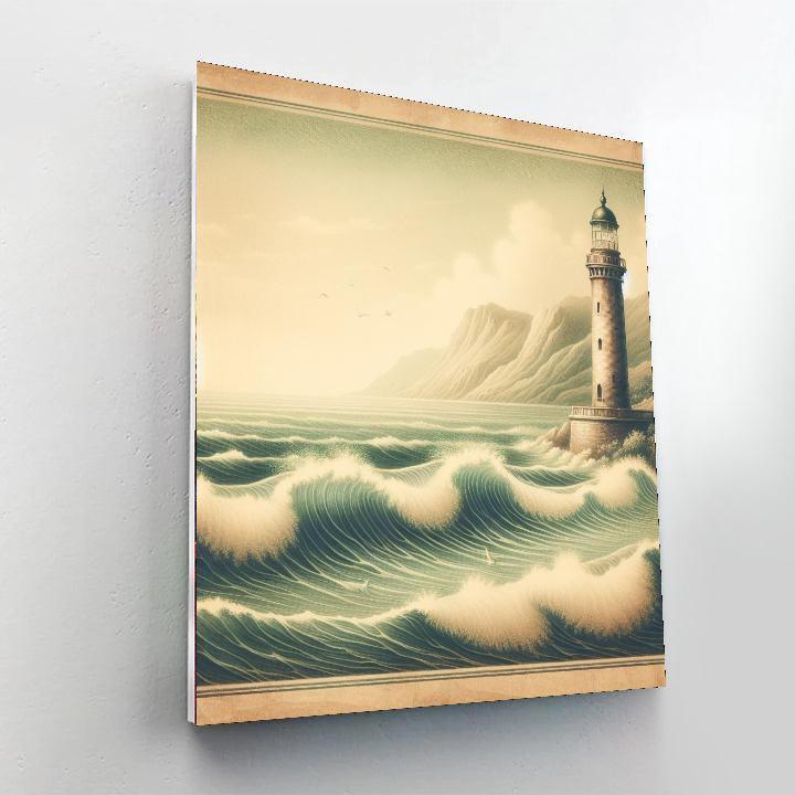 Vintage Coastal Memories Painting By Numbers Kit