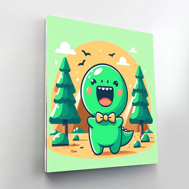 Dapper Dino Numbered Painting Kits