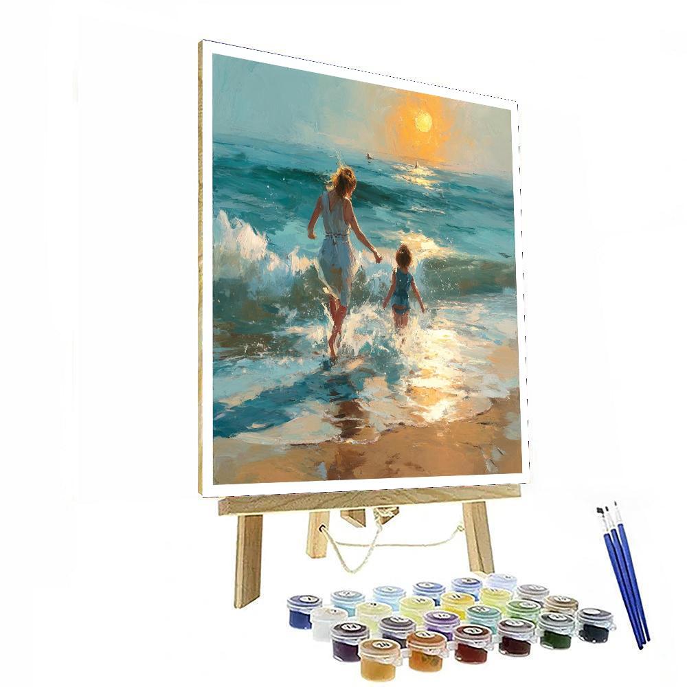 Tender Moments By The Ocean Numbered Painting Kits