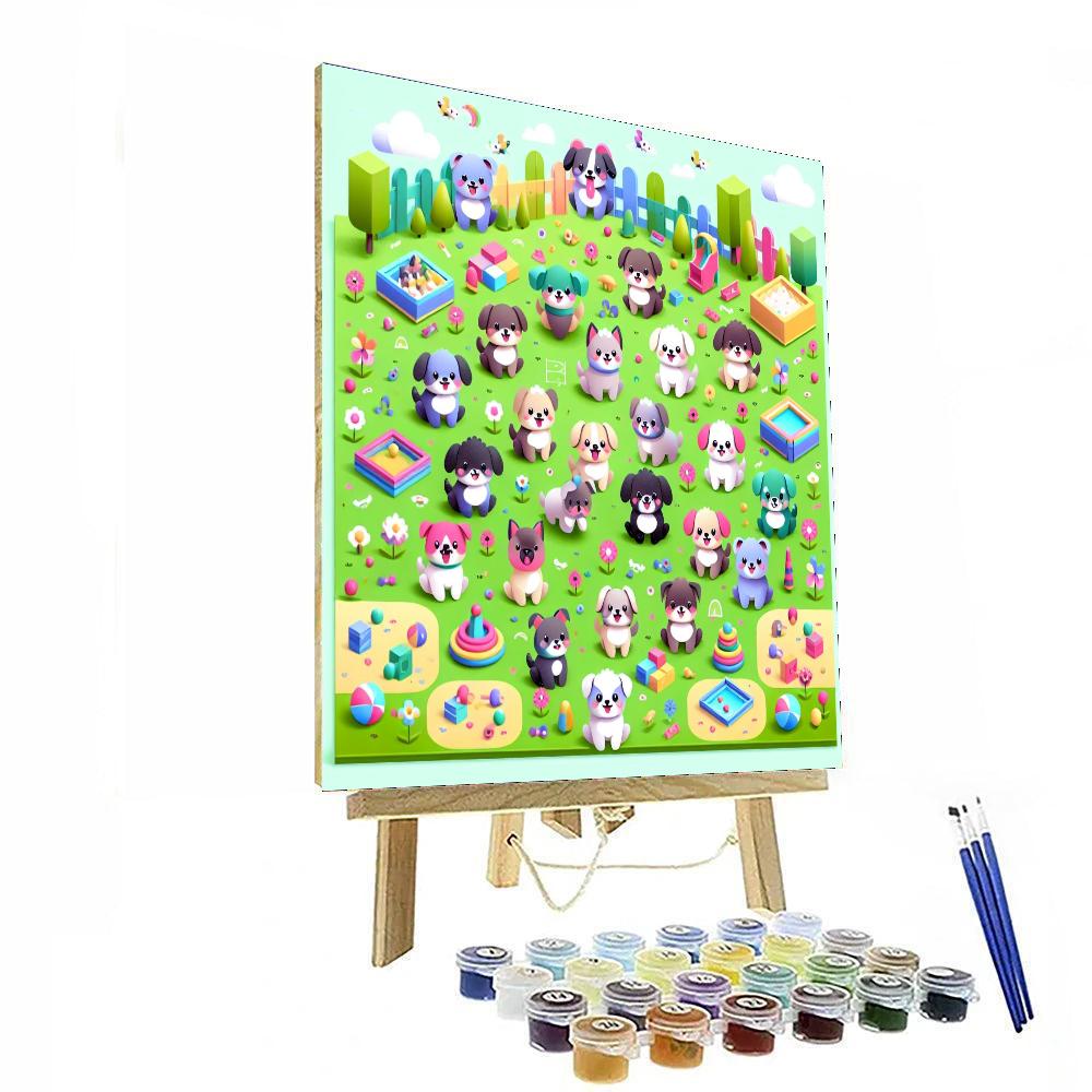 Puppy Pals Adventure Paint By Color