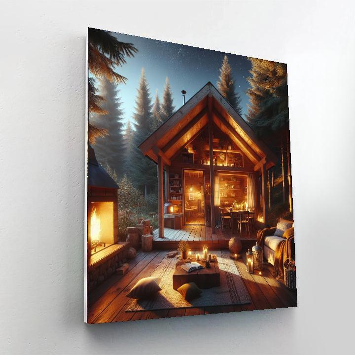 Cozy Cabin Hideaway Paint By Number
