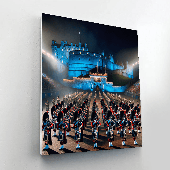 Edinburgh Military Tattoo - Scotland Paint By Numbers Kits