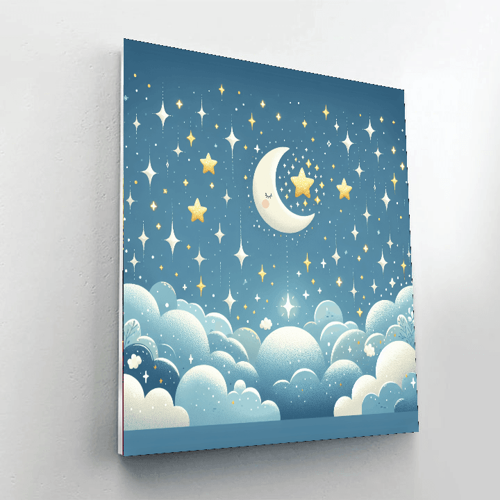 Dreamy Starry Nights Painting Number Kit