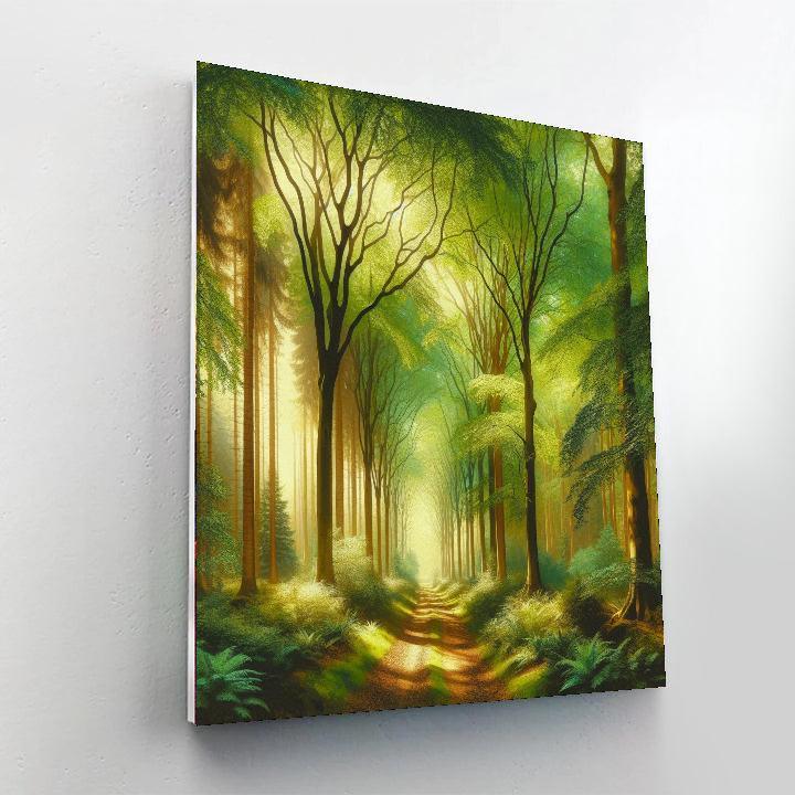 Mystic Woodland Path Painting By Numbers Kit