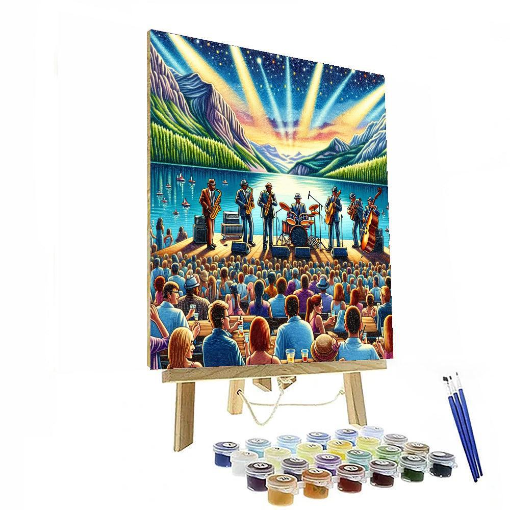 Festival Internacional De Jazz De Montreux Numbered Painting Kits