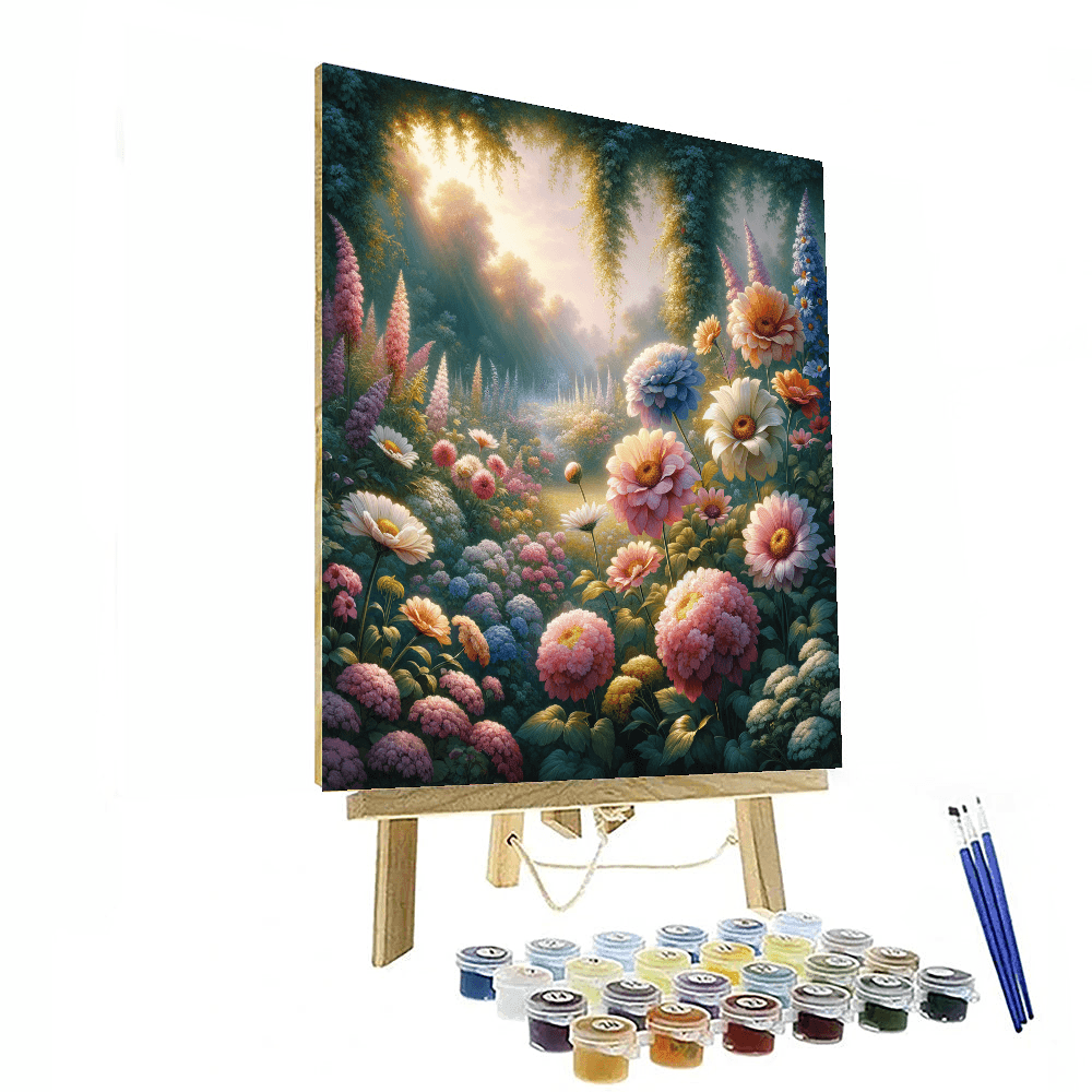 Flower Blooming Elegance - DIY Painting By Numbers Kit – Artistry Rack