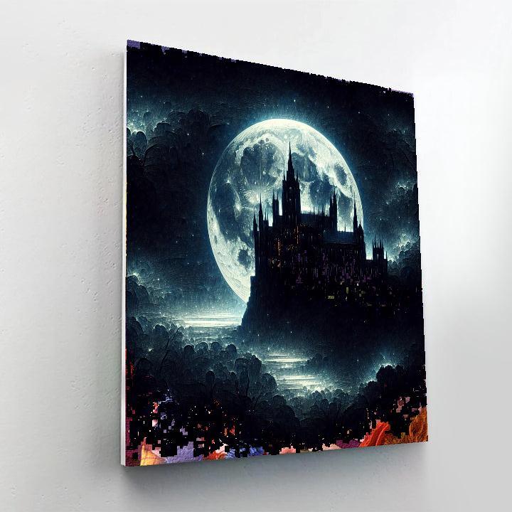 Gothic Night Mystery Number Painting