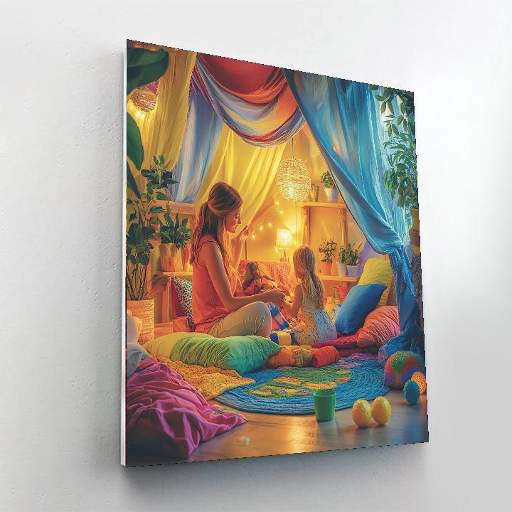 Building Forts Of Fun Numbered Painting Kits