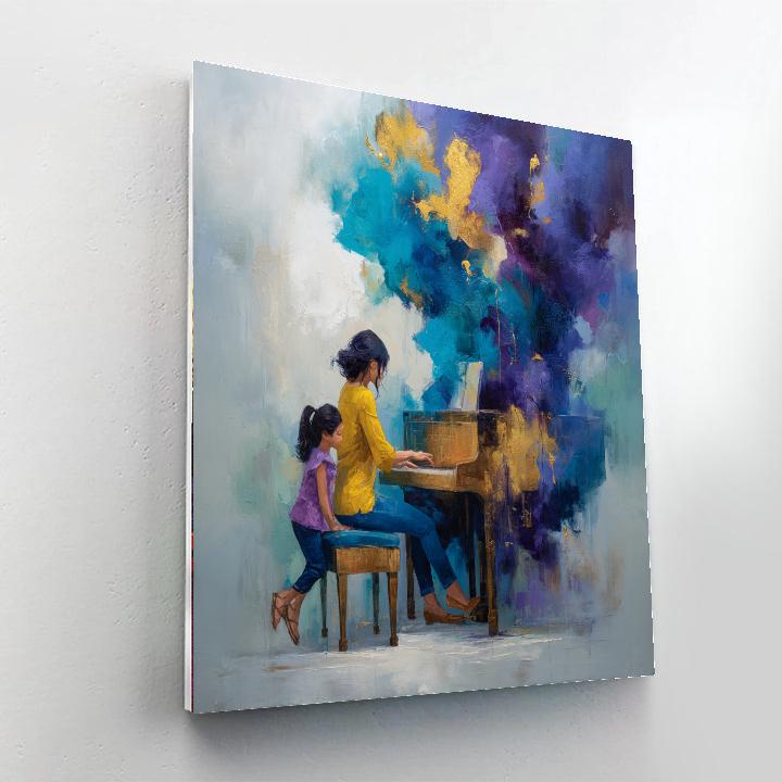 Symphony Of Maternal Love Painting Number Kit