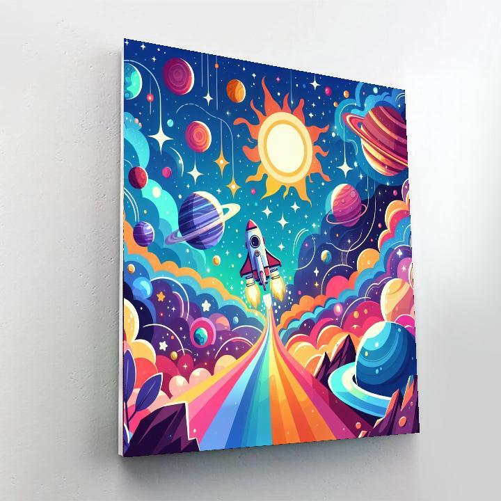 Space Voyager Paint By Numbers