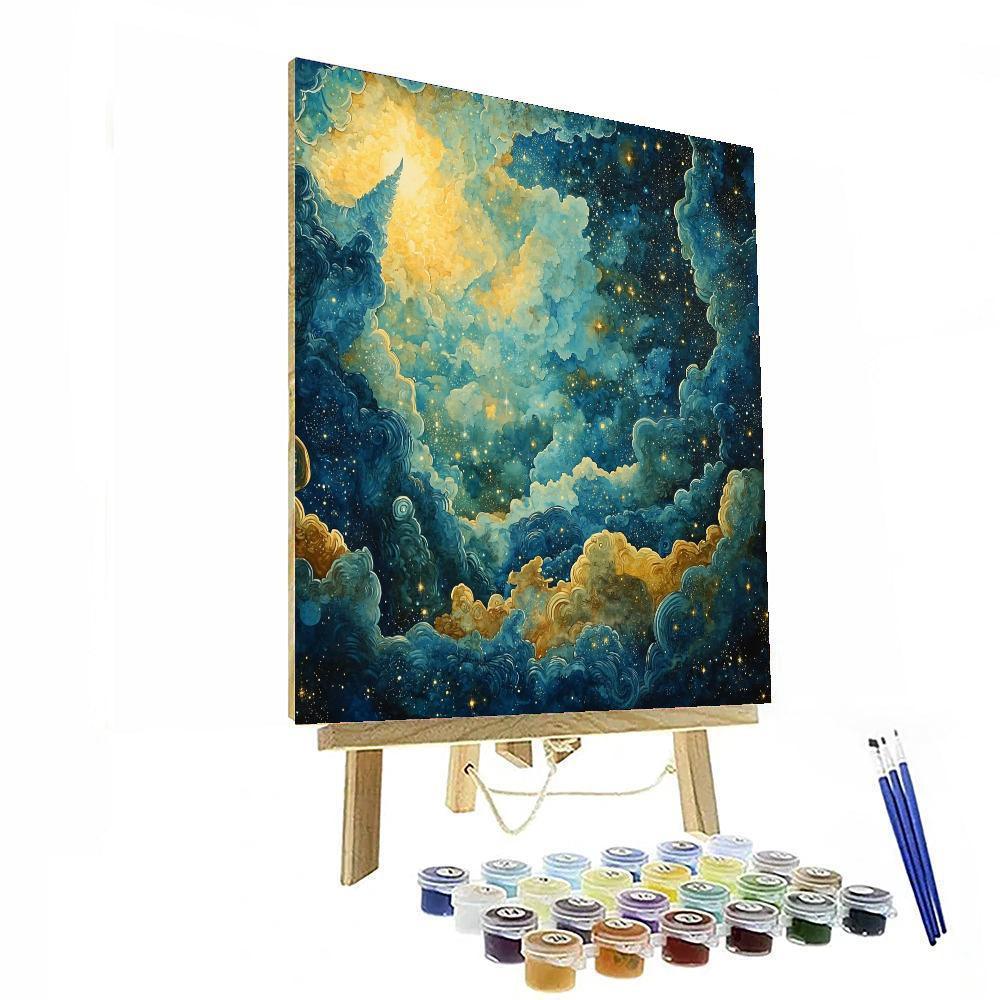 Max Ernst Inspired Whispers Of The Universe  Painting By Numbers Kit