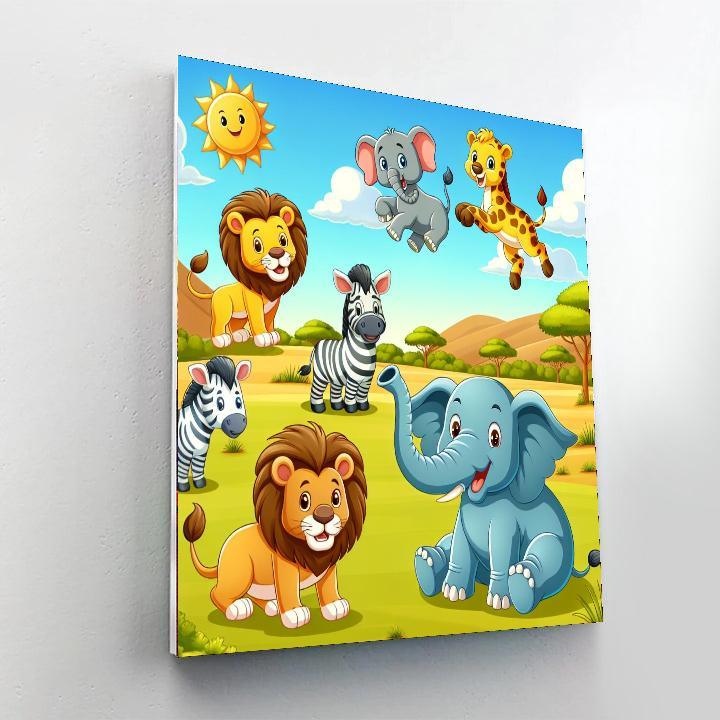 Safari Exploration Expedition Paint By Color